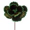 24" Green Velvet Glitter Bead Edge Magnolia Flower - Christmas Flower Decoration